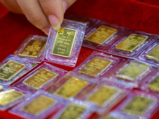Giá vàng SJC sáng ngày 29/10 tăng 1,8 triệu đồng/lượng so với ngày hôm qua. (Ảnh: PV/Vietnam+)